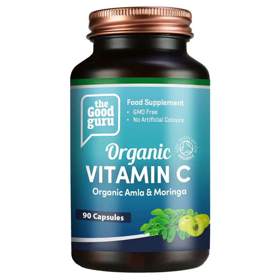 Good Guru Organic Vitamin C - Amla + Moringa 90 Capsules